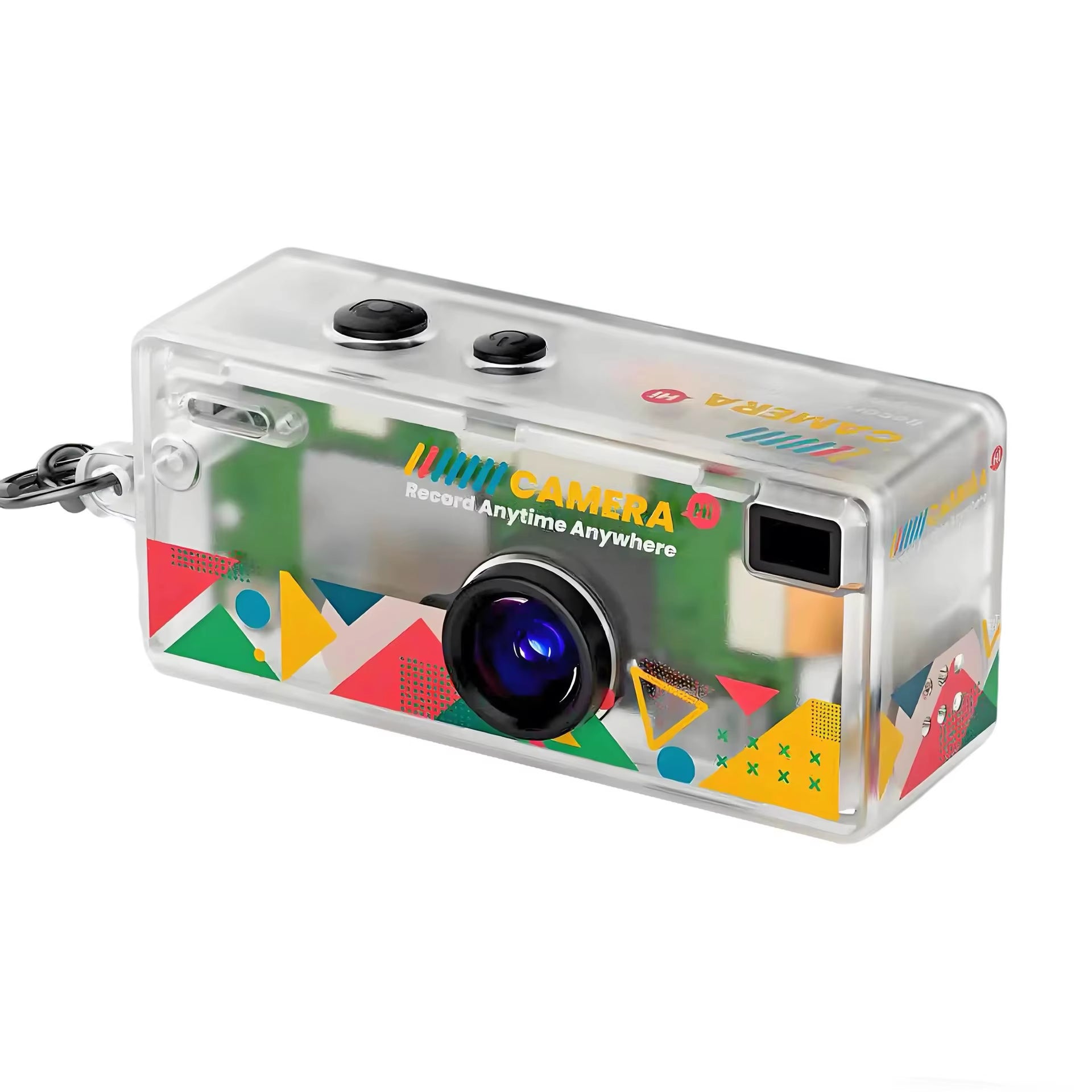Retro 1984 Thumb Camera Mini Keychain Backpack Portable CCD Digital Camera Instant Camera